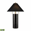 Elk Signature Blythe 26'' High 2-Light Table Lamp - Black - Includes LED Bulbs H0019-10337-LED